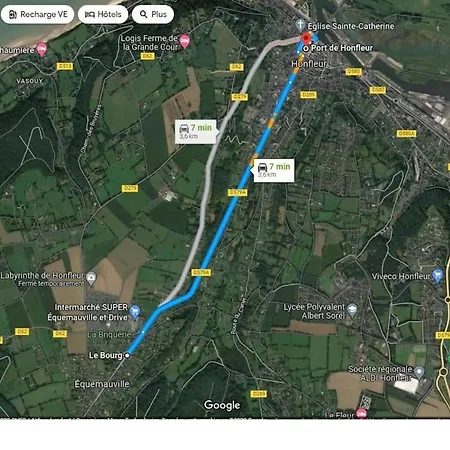 Appart 6-8 Personnes 10min Honfleur Parking Fibre Netflix *